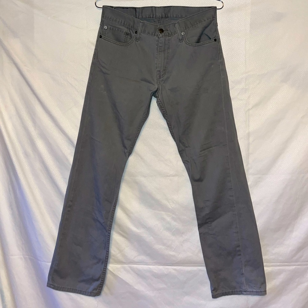 Levi’s 514 Straight Fit Jeans Grey Size W32 L32.